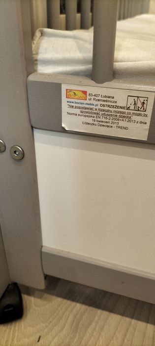 Sprzedam łóżeczko Bocian
