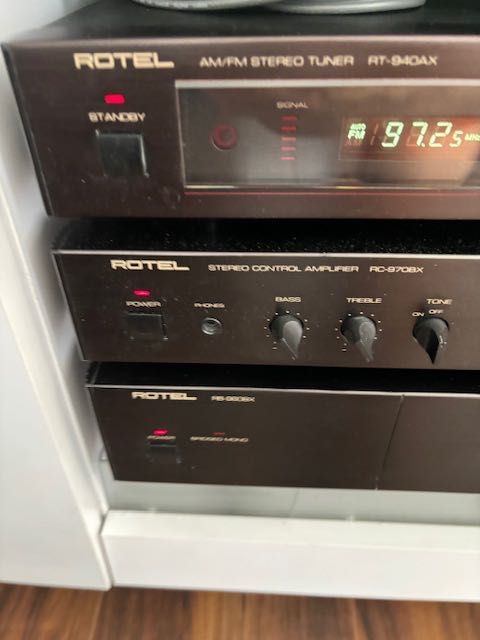 Rotel wieża stereo rb960 rc970 rt940 pilot