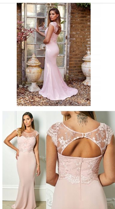 Sukienka trencz dłuższy tył