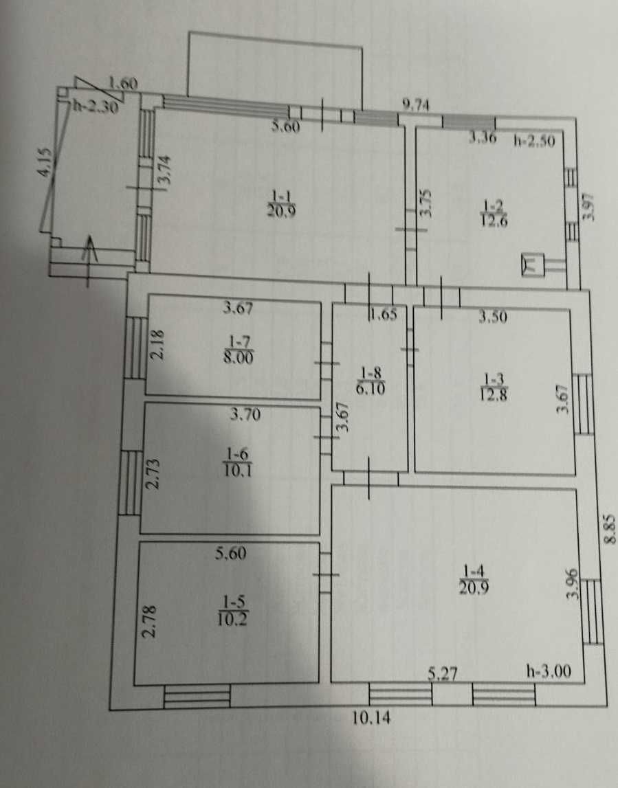 Будинок, 130м2, Обухів, вул. 8 листопада. 19 соток. Обмін на квартиру