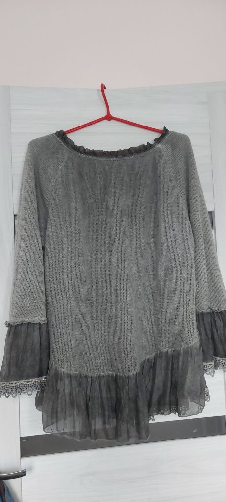 Sweter szary xl xxl