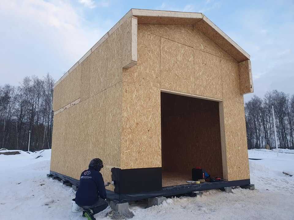 Panele SIP dom z antresolą bez pozwolenia 35m2 gotowy zestaw MTB ONE