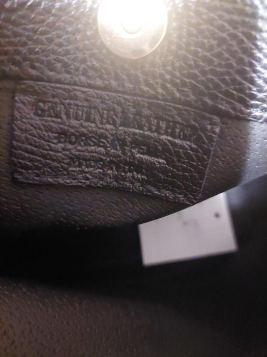 Шкіряна сумка Genuine Leather  (made in Italy)
