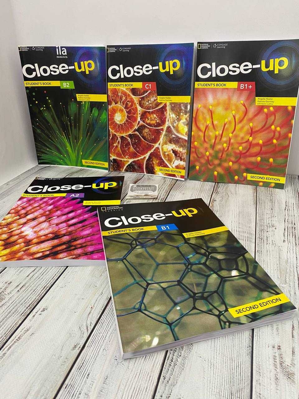 Close up B1+, В1, А1+ А2, B2,C1 книга+робочий зошит