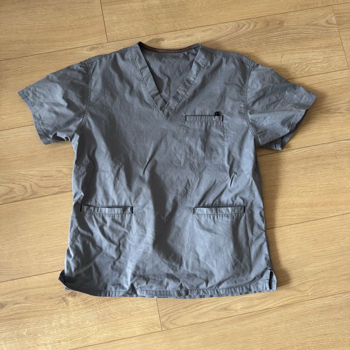 Scrubs M medyczny bluza medyczna  szara
