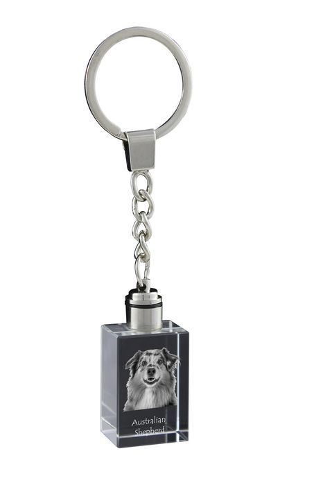 Owczarek australijski brelok kryształowy z psem Art-Dog