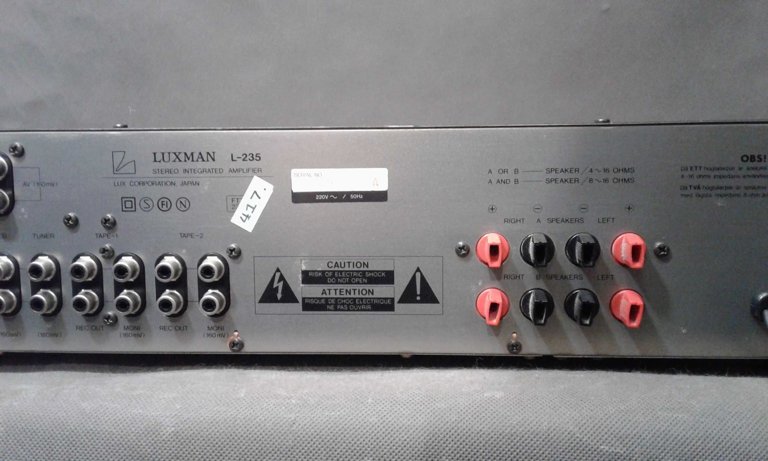 LUXMAN L-235,wzmacniacz stereo