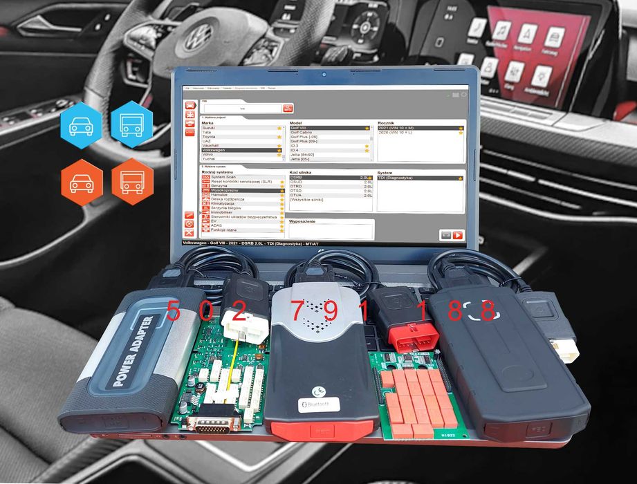 2025 tester interfejs skaner głowica diagnostyczna multidiag pro+ plus