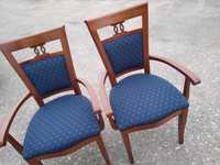 Komplet 4 krzeseł krzesła drewniane z podłokietnikami stylowe FV DOWÓZ