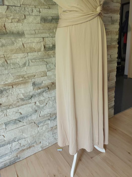 Elegancka sukienka kopertowa, S, jak nowa
