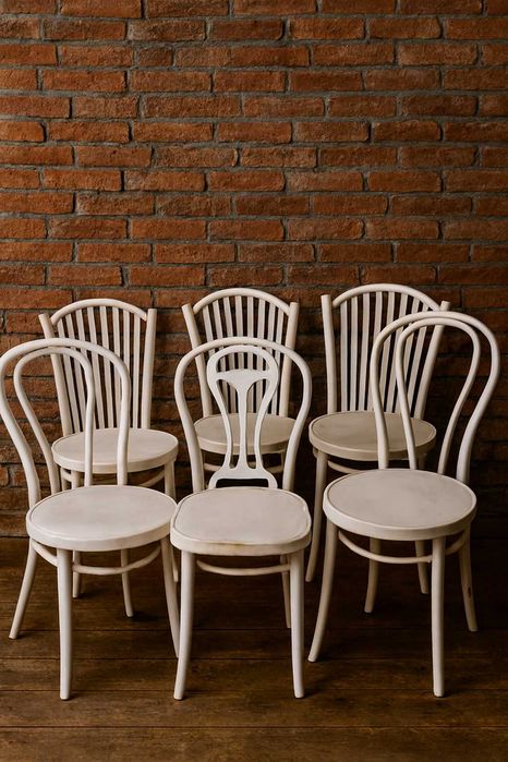 Krzesła PRL Fabryka Mebli Giętych Jasienica