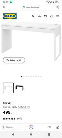 Dlugie Biurko ikea