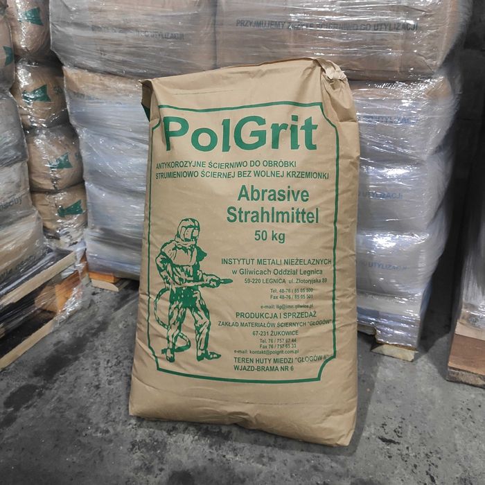 POLGRIT - Ścierniwo - do Piaskowania - SZLAKA Pomiedziowa - Korund