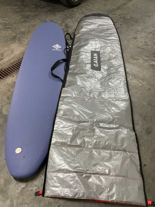 Prancha com Capa de Surf em espuma OLAIAN 7'8''