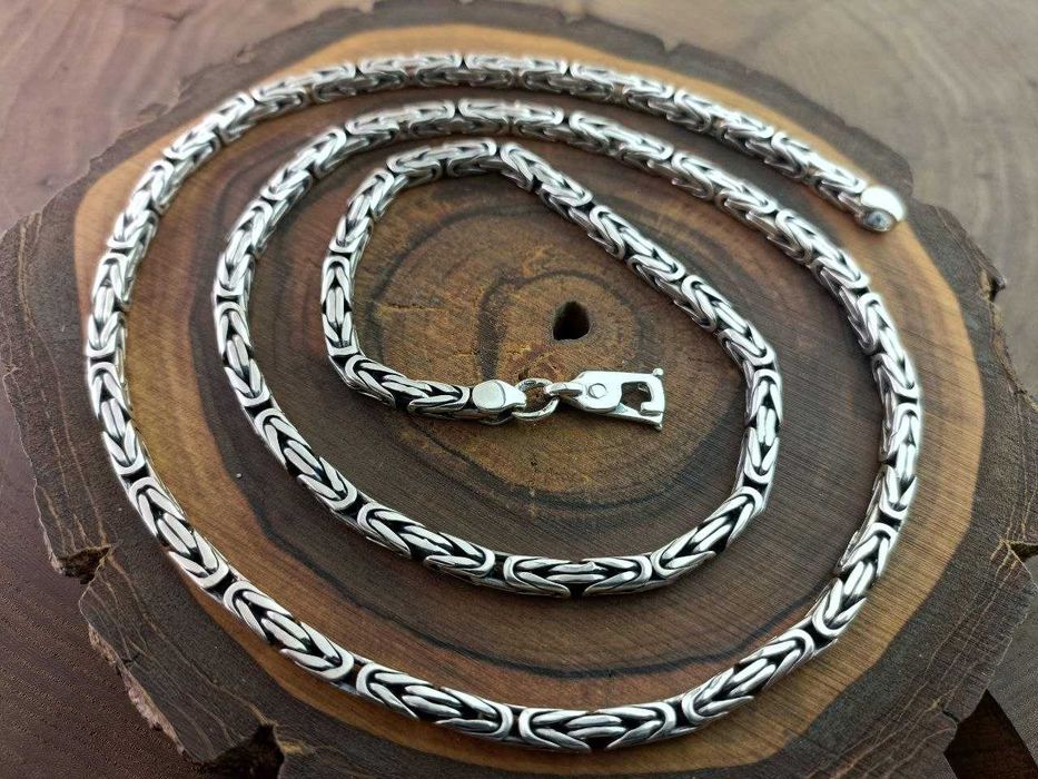 Серебряная цепочка Византия (Королевская). Срібний Ланцюг Візантія