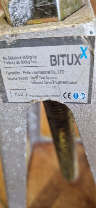 podnośnik winda + 4 kozły podpory z regulacją