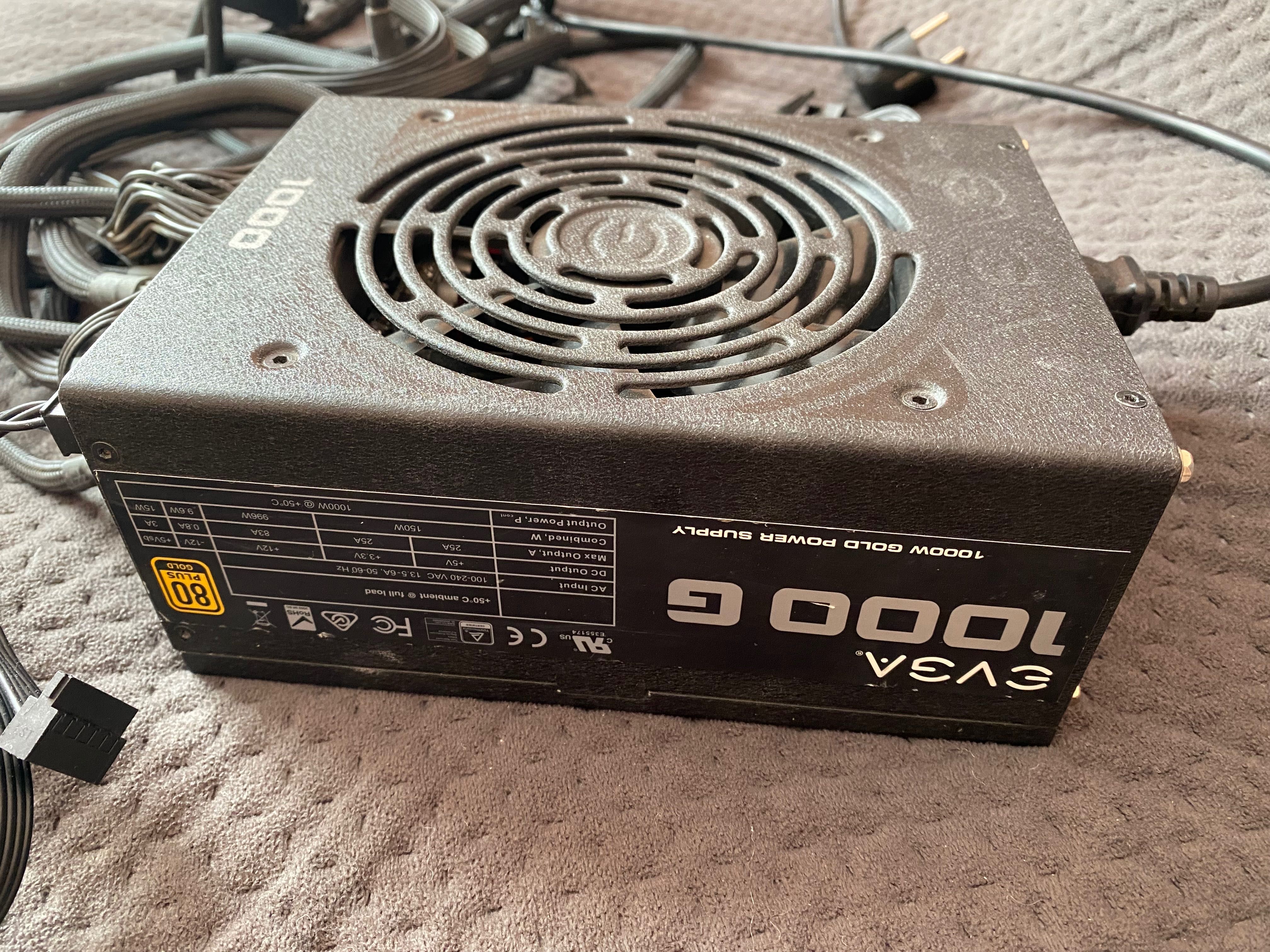 Блок живлення модульний Evga 1000 G 80plus gold
