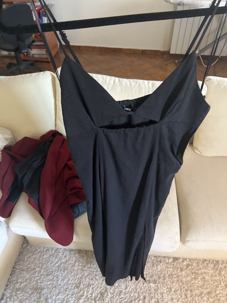 Vestido de linho da Zara