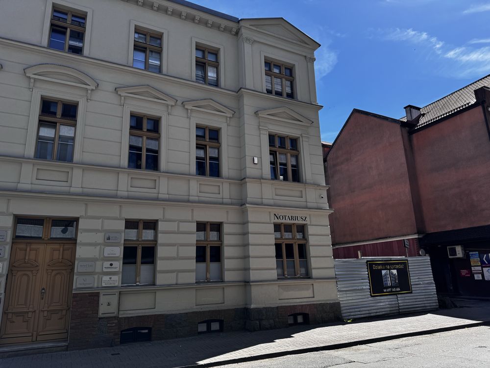 Działka  z W/Z na budynek w centrum Olsztyna