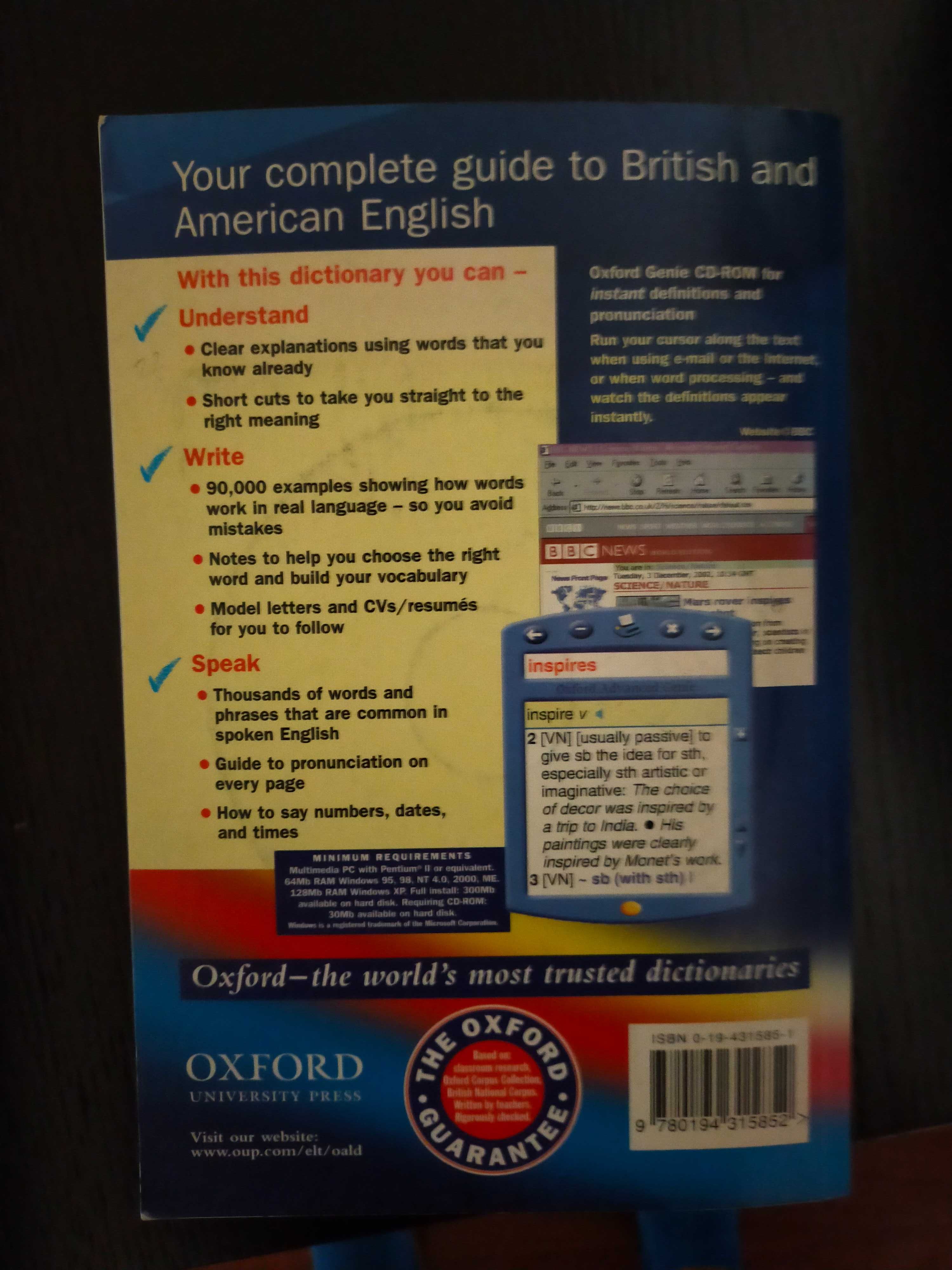 Oxford Advanced Learner' s Dictionary