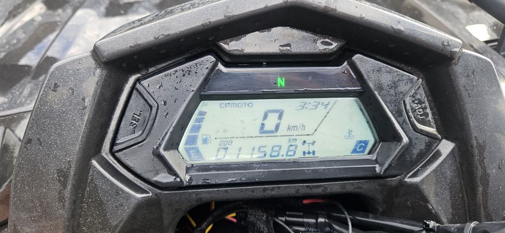 Quad cf moto 520 EPS 1000km przebiegu pług jak nowy