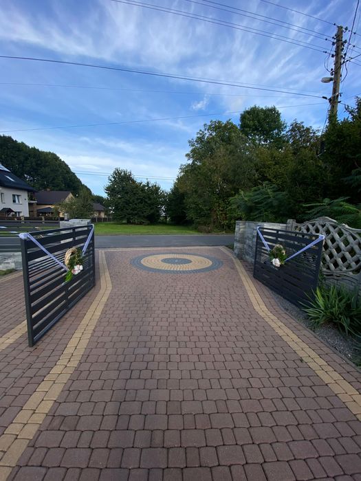 Wiklinowe wianki dekoracja domu wesele korona