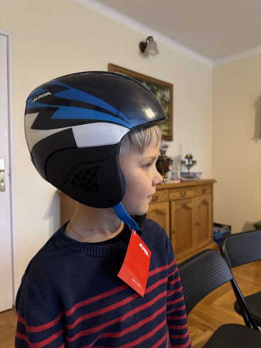 Nowy kask narciarski Alpina dziecięcy