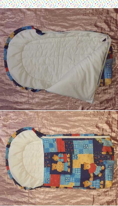 Матрас гречка+кокос, розвиваючий килимок, конверт  для немовлят