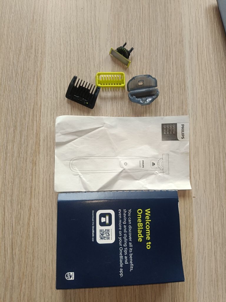 Oryginale ostrze OneBlade Phillips + dodatki zestaw oryginał nakładka