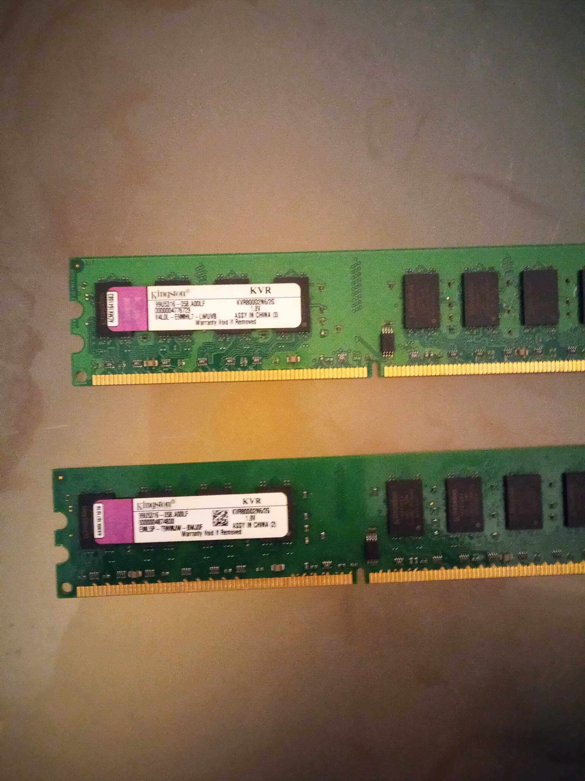 varias memorias ram