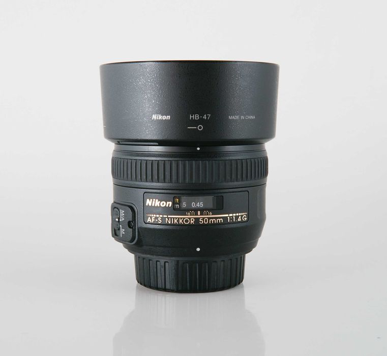 Obiektyw Nikkor AF-S 50 f/1.4G, stan bdb.