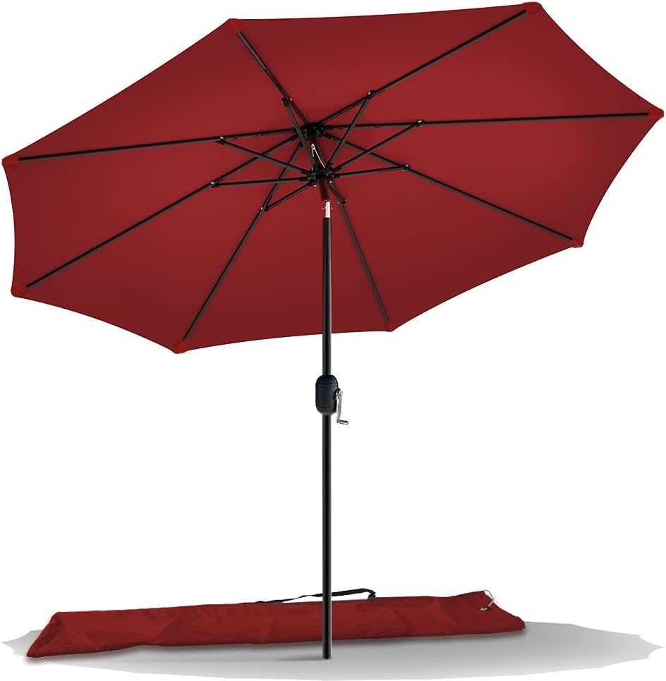 парасоля Садова парасолька VOUNOT 2,7 м, вулична парасолька,терасна