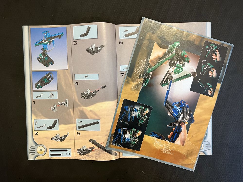Lego Bionicle Technic 8549 Tarakava komplet + instrukcje UNIKAT 2001