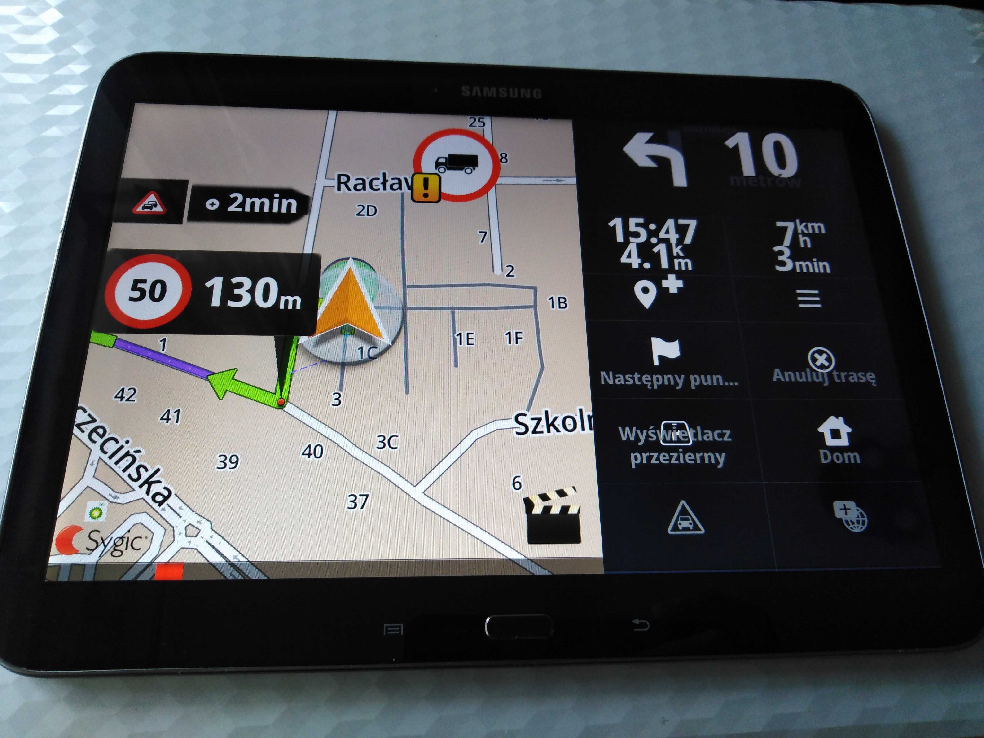 Tablet Samsung Nawigacja TIR bus ciężarówka IGO Truck - Sygic TomTom