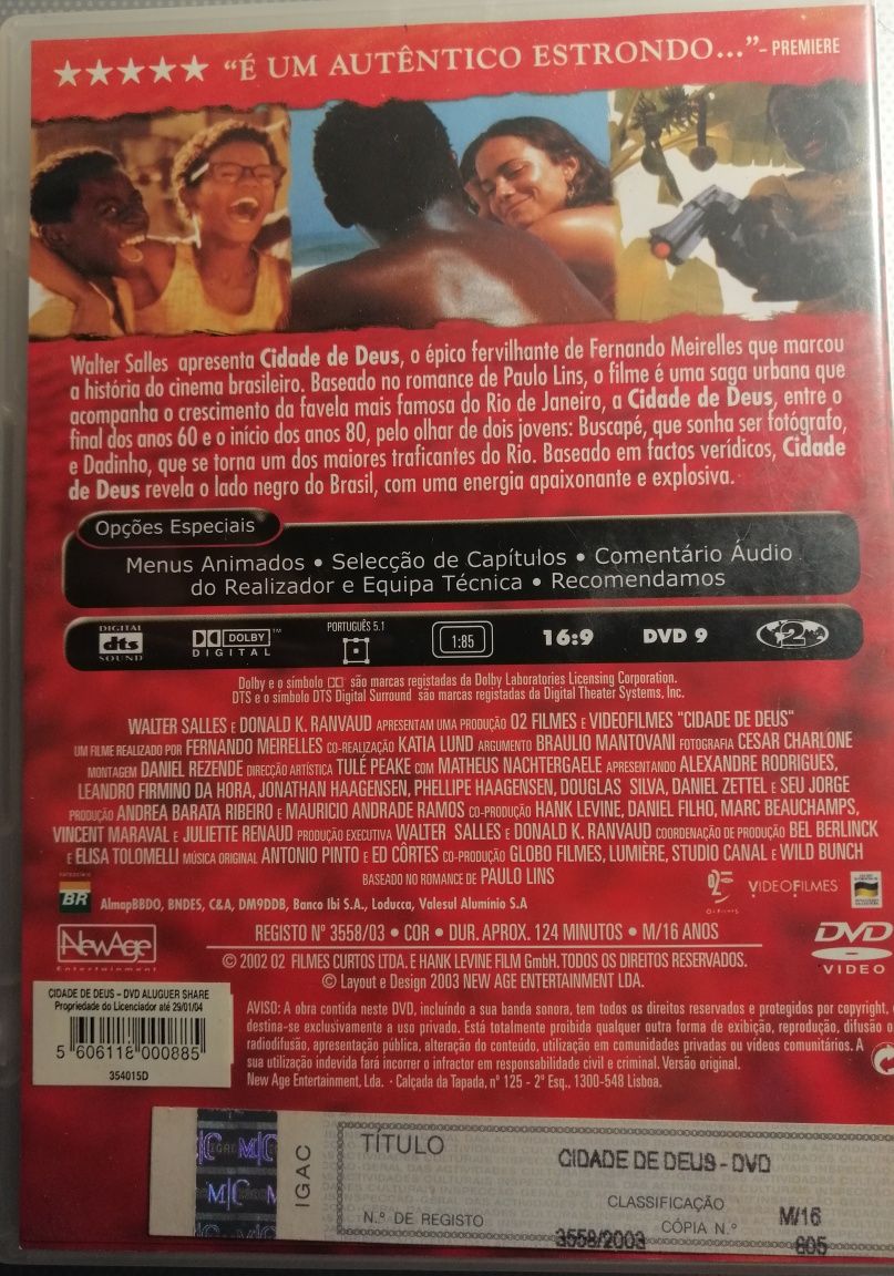 DVD "A Cidade de Deus"