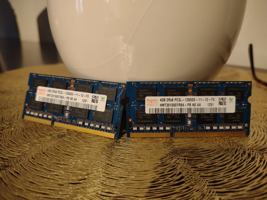 2x 4GB Laptop RAM Memory (Hynix)64354171259393121