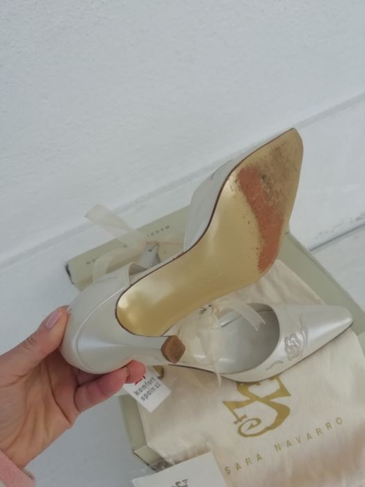 Sapatos de casamento Sara Navarro Spain