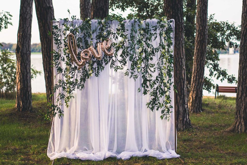 Ścianka/tło do zdjęć na ślub, wesele, komunię, chrzest