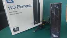 Disco HDD Externo WESTERN DIGITAL Elements (Preto - 4 TB - USB 3.0)