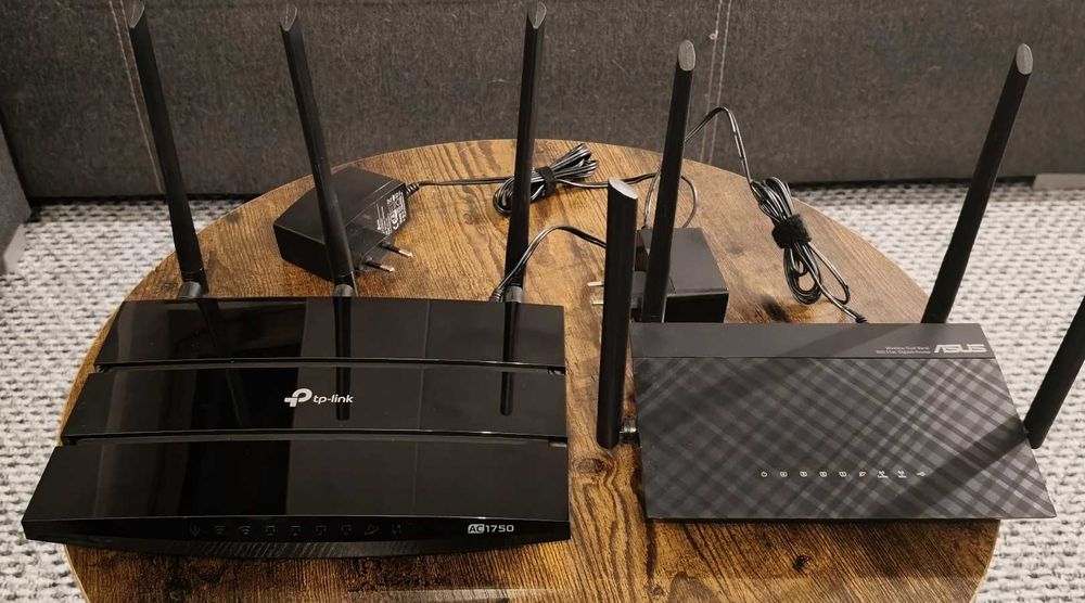 Dwa routery TP-LINK Archer C7 AC1750 + ASUS RT-AC59U TANIO
