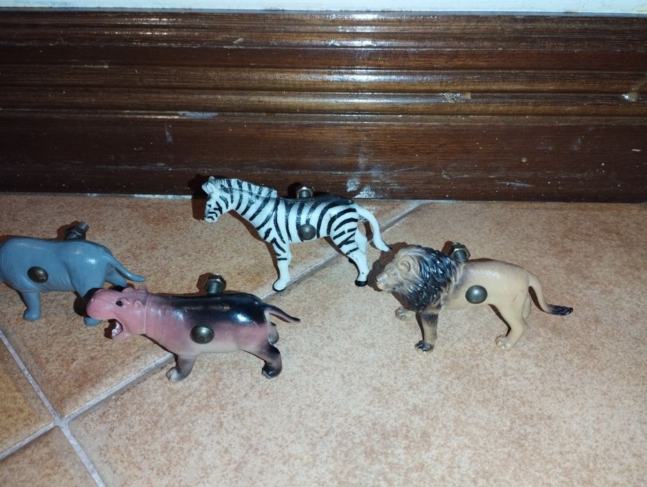 6 Puxadores de gaveta - Animais