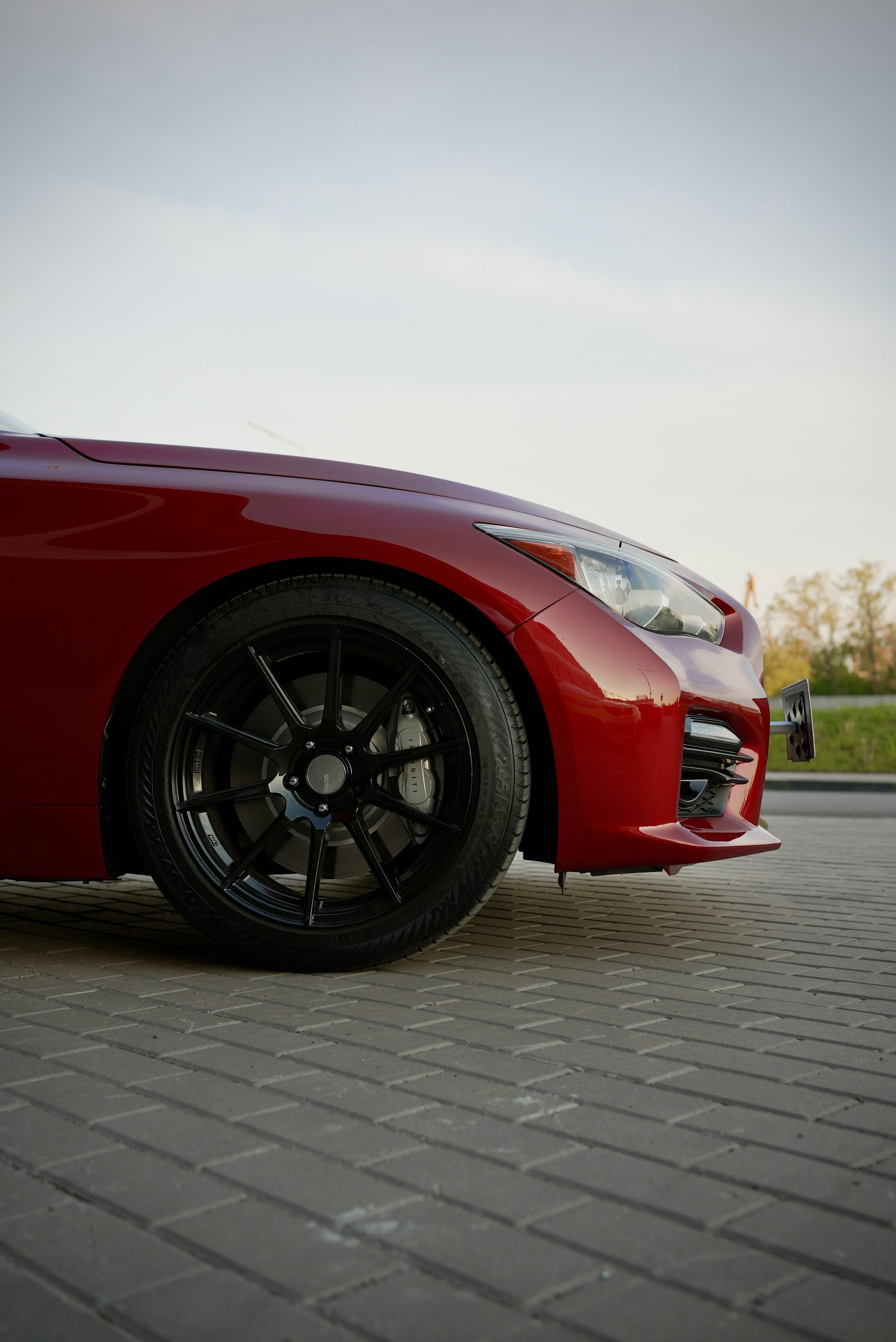 Infiniti q50 red sport 3.0 awd 2016