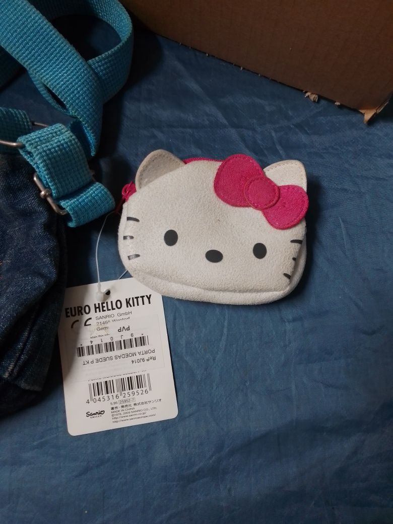 Bolsa e carteira originais da Hello Kitty