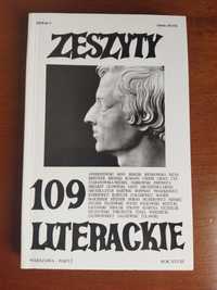 Zeszyty literackie 109, 2010 nr 1