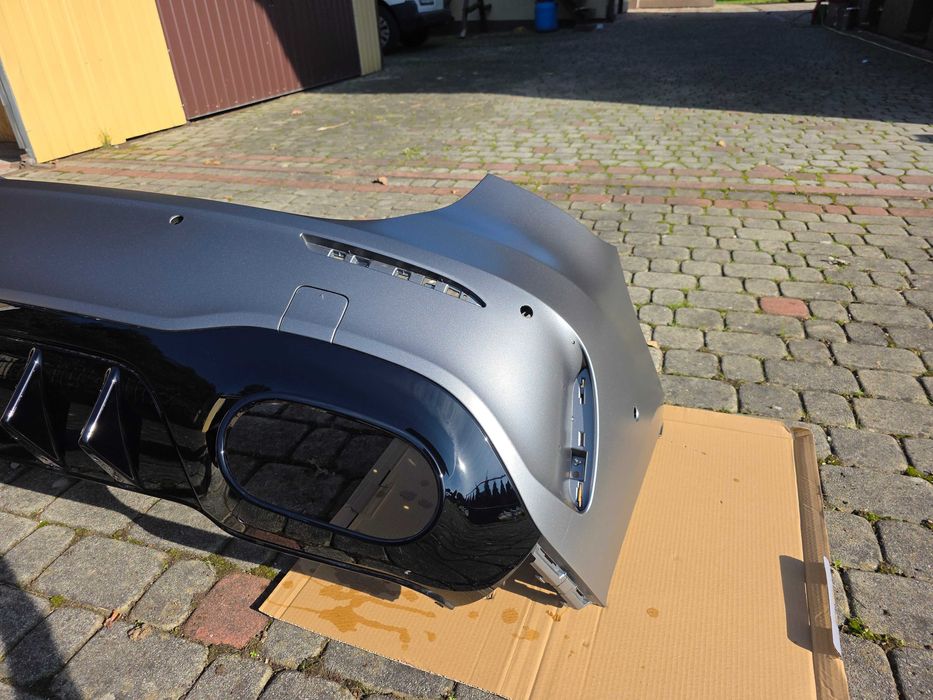 Zderzak tylny tył Mercedes A Klasa W177 A45S AMG 2024 szary mat