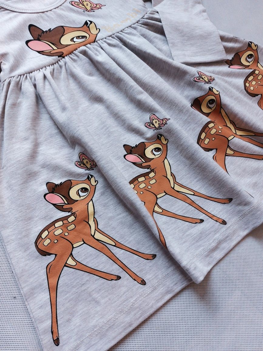 Nowa sukienka sukieneczka dziewczęca dziecięca 104 bambi