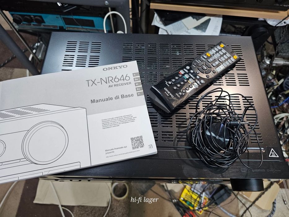 ONKYO TX-NR 646  Bluetooth WiFi Internet USB HDMI ACR 4k UltraHD