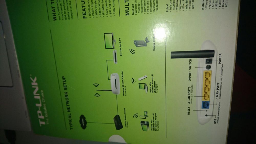 Router bezprzewodowy TL-WR740N