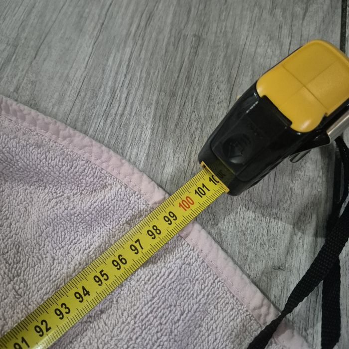 Duży różowy ręcznik z kapturkiem dla dziecka, 88x100 cm