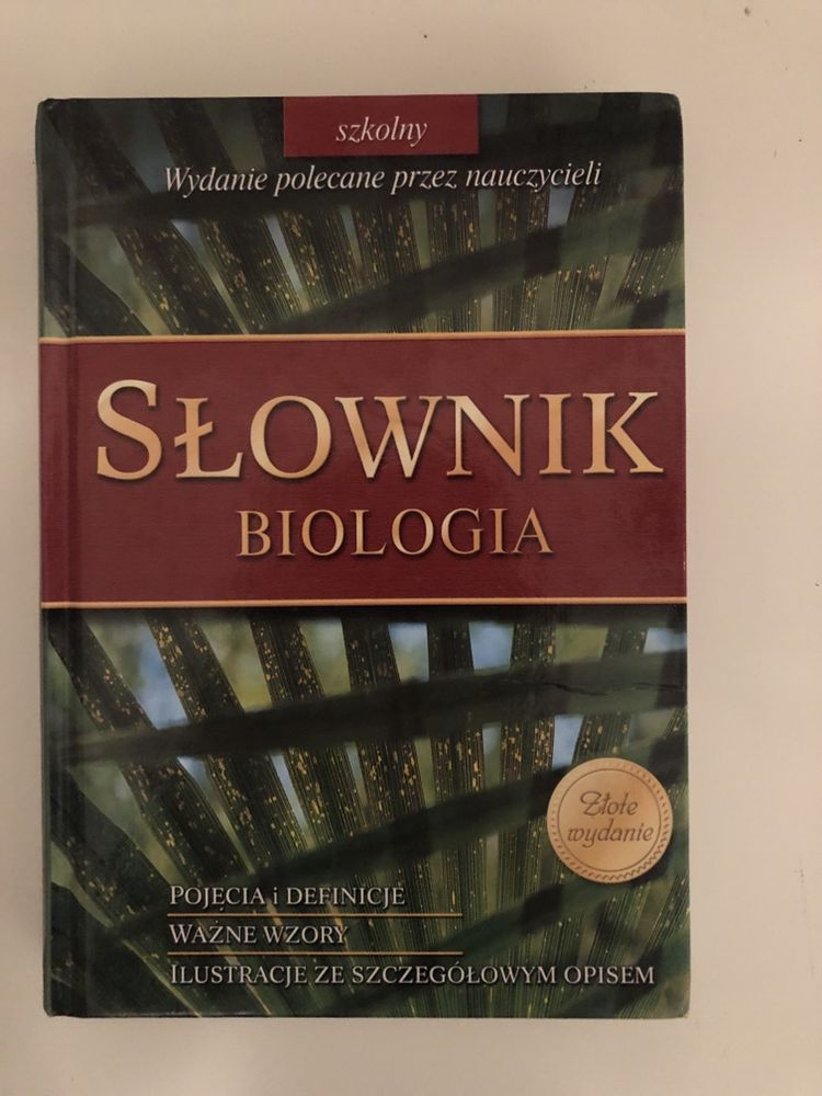 Słownik biologia Złote wydanie GREG
